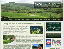 Tablet Screenshot of gardenfarmpeakdistrict.co.uk